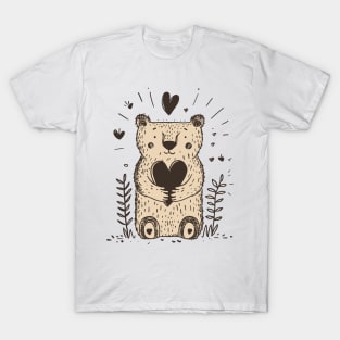 Teddy Bear with a heart. Valentine's Day Gift T-Shirt